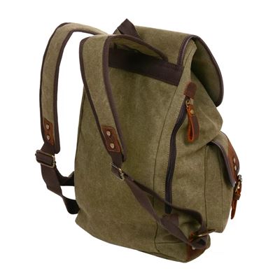Rucksack AIHKI 20 l mit Lederakzenten 2 Fronttaschen M-Tramp TAS02101 3