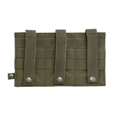Elastische offene Tasche für 3 Magazine M4/M16 OLIV
