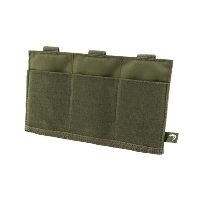 Elastische offene Tasche für 3 Magazine M4/M16 OLIV