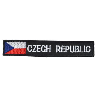 Patch CZECH REPUBLIC S Flagge - SCHWARZ