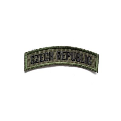 Zugehörigkeitsaufnäher CZECH REPUBLIC - OLIV