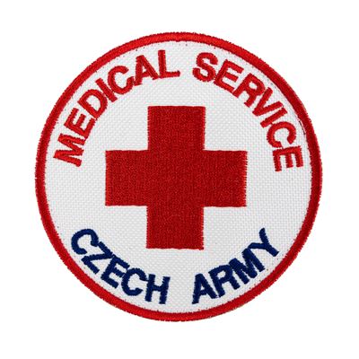 Aufnäher MEDICAL SERVICE CZECH ARMY bunt