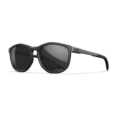 Taktische Sonnenbrille WX BRAVO CAPTIVATE™ SCHWARZ/GRAU rahmen GRAU Gläser