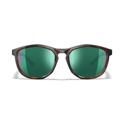 Taktische Sonnenbrille WX BRAVO CAPTIVATE™ SCHWARZ/BRAUN rahmen GREEN MIRROR Gläser WILEY X AC4BRV07-W 3