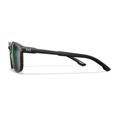 Taktische Sonnenbrille WX BRAVO CAPTIVATE™ SCHWARZ/BRAUN rahmen GREEN MIRROR Gläser WILEY X AC4BRV07-W 4
