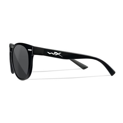 Damen Taktische Sonnenbrille WX COVERT SCHWARZ rahmen GRAU Gläser