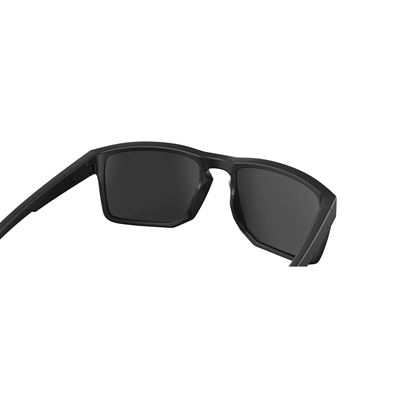 Taktische Sonnenbrille WX FOUNDER CAPTIVATE™ SCHWARZ rahmen GRAU Gläser