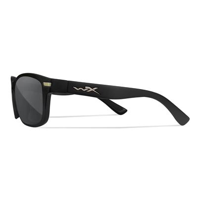 Taktische Sonnenbrille WX HELIX SCHWARZ rahmen GRAU Gläser