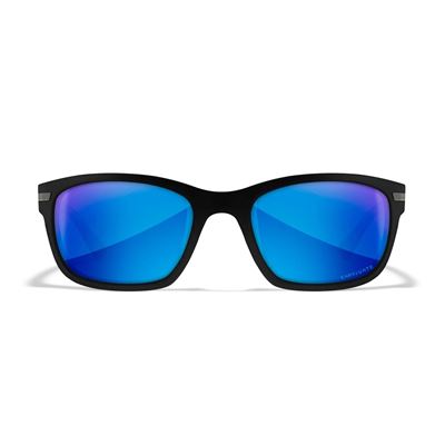 WX HELIX CAPTIVATE™ Schießbrille SCHWARZER Rahmen POLARISIERTE Gläser blau