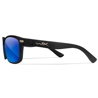 WX HELIX CAPTIVATE™ Schießbrille SCHWARZER Rahmen POLARISIERTE Gläser blau