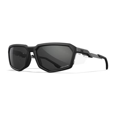 Taktische Sonnenbrille WX RECON CAPTIVATE™ SCHWARZ rahmen GRAU Gläser