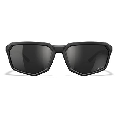 Taktische Sonnenbrille WX RECON CAPTIVATE™ SCHWARZ rahmen POLARISIERT GRAU Gläser