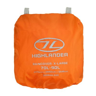 Überzug für Rucksack 70 - 90 l ORANGE