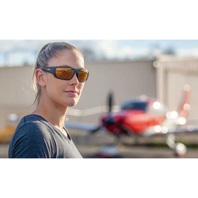 Taktische Sonnenbrille WX OMEGA CAPTIVATE™ SCHWARZ rahmen POLARISIERT BRONZE Gläser WILEY X ACOME04-W 3