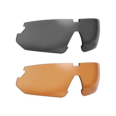 Taktische Sonnenbrille LANRAY Set 3 Gläsern SCHWARZER Rahmen