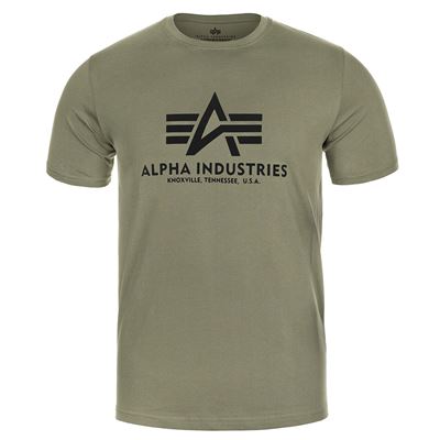 T-Shirt Basic Big Logo Alpha Industries OLIVE