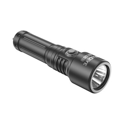 Taschenlampe BD20 V2, wiederaufladbar, wasserdicht 1800 Lumen, 641 Meter SCHWARZ BLUDIVE BD20V2-SP 4
