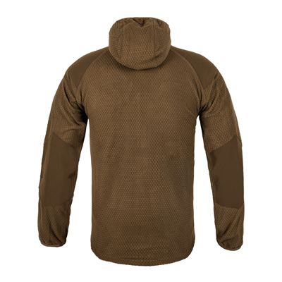Fleecepullover ALPHA mit Kapuze COYOTE