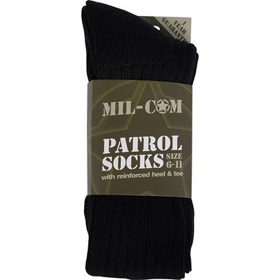 Socken PATROL SCHWARZ Größe 6-11