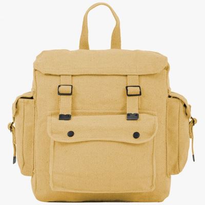 Rucksack LARGE WEB mit Taschen BEIGE