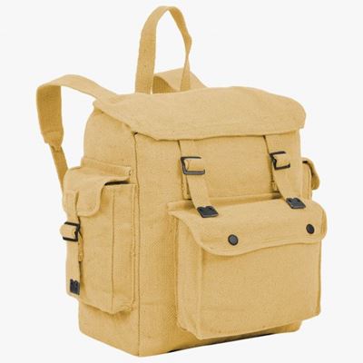 Rucksack LARGE WEB mit Taschen BEIGE