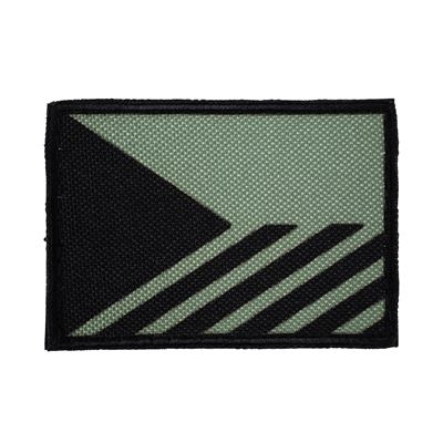 Patch Flagge CZ Velcro Textil HELL GRÜN