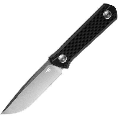 HEDRON Messer mit feststehender Klinge SCHWARZ