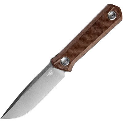 HEDRON Messer mit feststehender Klinge BRAUN