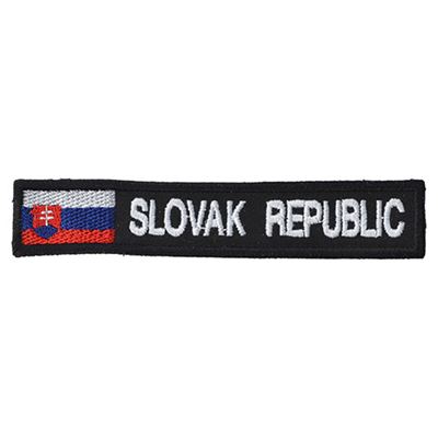 Aufnäher SLOVAK REPUBLIC + Flagge - BUNT