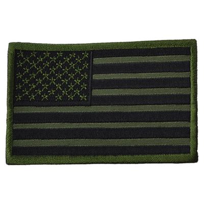 Aufnäher Flagge USA für Einsätze - OLIV