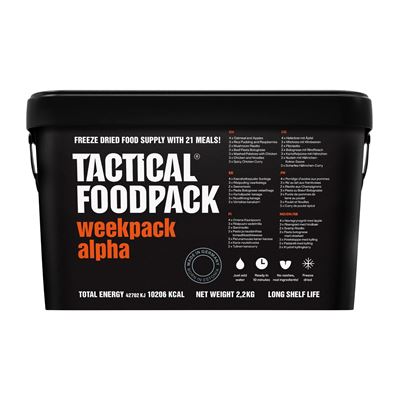 Dehydrierte Nahrungsration 21 Portionen WEEKPACK ALPHA