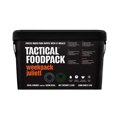 Dehydrierte Nahrungsration 21 Portionen WEEKPACK JULIETT