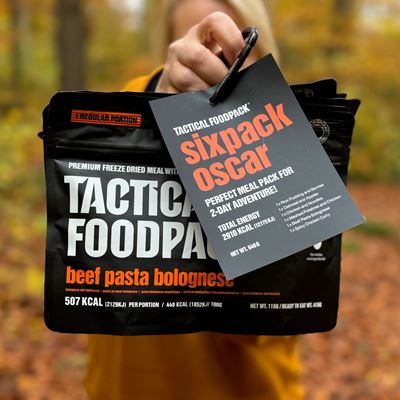 Dehydrierte Nahrungsration 6 Portionen SIXPACK OSCAR TACTICAL FOODPACK C0021 3