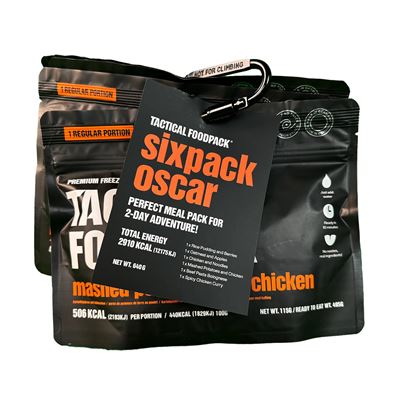 Dehydrierte Nahrungsration 6 Portionen SIXPACK OSCAR