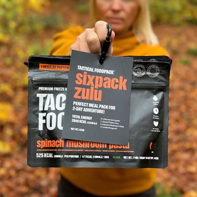 Dehydrierte Nahrungsration 6 Portionen SIXPACK ZULU TACTICAL FOODPACK C0022 3