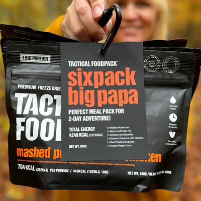 Dehydrierte Nahrungsration 6 Portionen SIXPACK BIG PAPA  C0023 3
