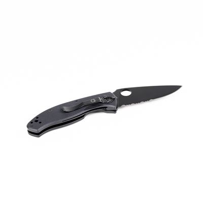 Klappmesser SPYDERCO TENACIOUS kombi SCHWARZ