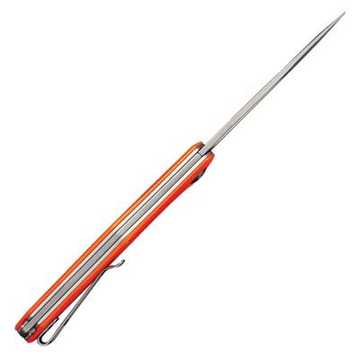 Klappmesser FRACTURE glatte Klinge ORANGE