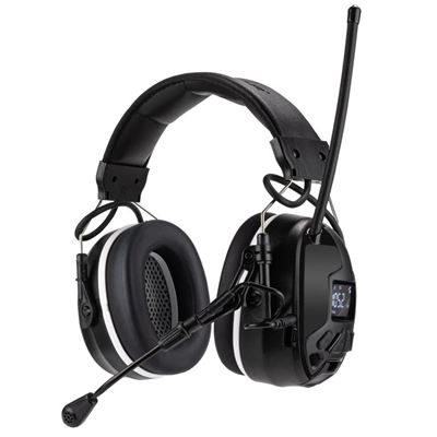 Gehörschutz M300T elektronisch mit BlueTooth und FM Radio SCHWARZ