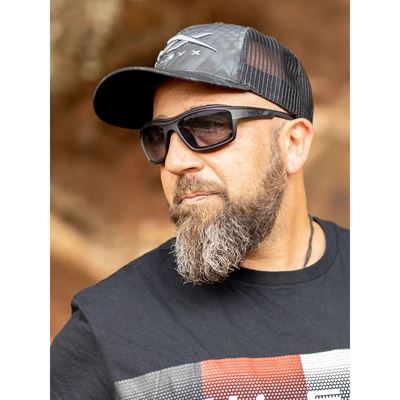 Taktische Sonnenbrille WX OZONE CAPTIVATE™ SCHWARZ rahmen Photochromic Grey