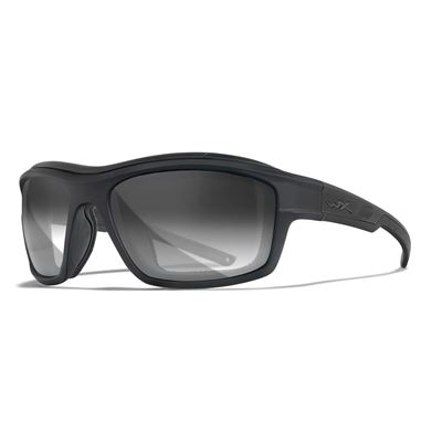 Taktische Sonnenbrille WX OZONE CAPTIVATE™ SCHWARZ rahmen Photochromic Grey