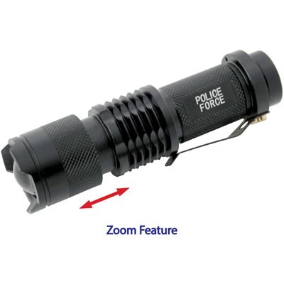 Mini Tactical Q5 LED-Taschenlampe SCHWARZ