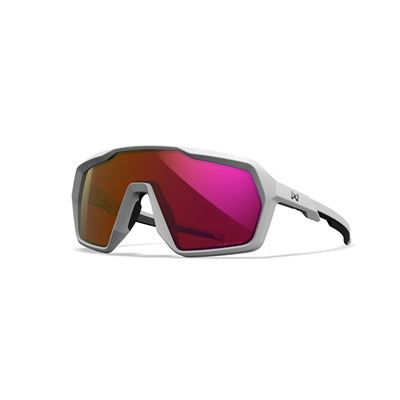 Taktische Sonnenbrille WX CITADEL CAPTIVATE™ WEISS rahmen RED MIRROR Gläser