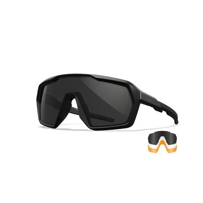 Taktische Sonnenbrille WX CITADEL Set 3 Gläser SCHWARZER Rahmen