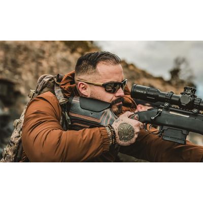 Taktische Sonnenbrille WX JAKL CAPTIVATE™ SCHWARZ rahmen TUNGSTEN Gläser