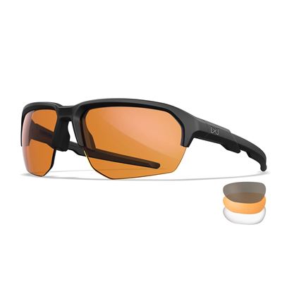 Taktische Sonnenbrille WX JAKL Set 3 Gläsern SCHWARZ rahmen