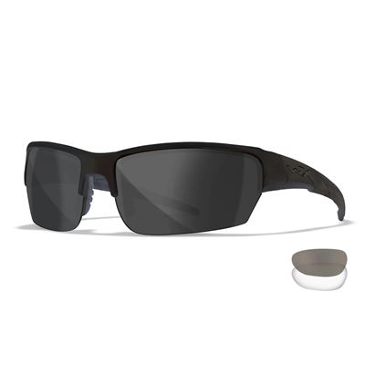 Taktische Sonnenbrille WX SAINT Set 2 Gläser SCHWARZER Rahmen
