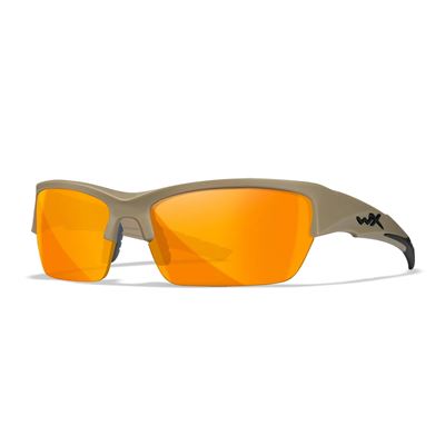 Taktische Sonnenbrille WX VALOR Set 3 Gläser TAN Rahmen