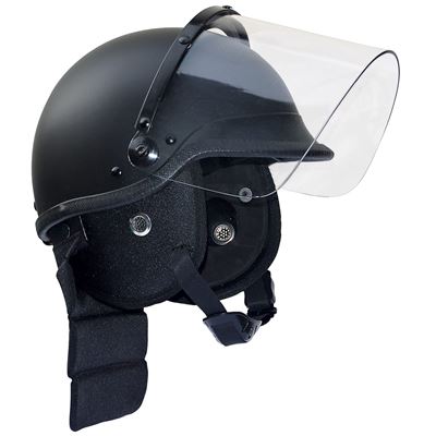 Helm RIOT mit Gesichtsschutz SCHWARZ Commando CI-1337 2