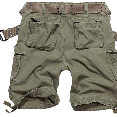 Shorts mit Gürtel SAVAGE Vintage GRÜN